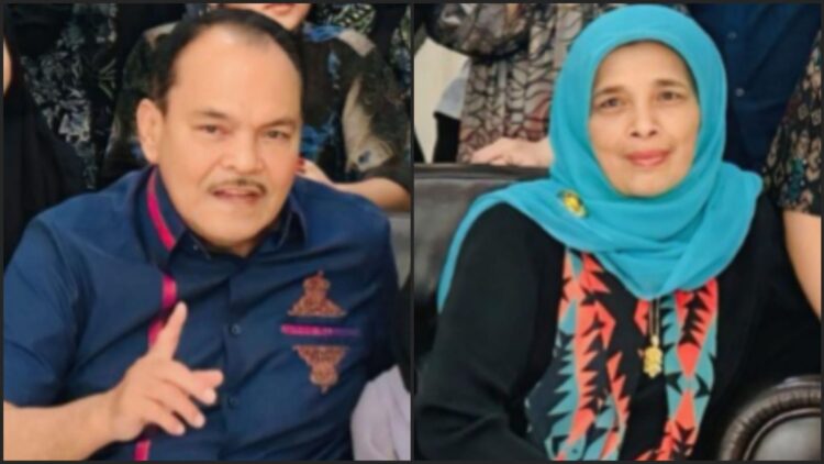 Pengusaha Aceh Rusli Bintang dan istrinya, Rosnati Syech