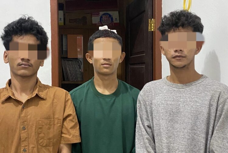 Tim gabungan Polda Aceh dan Polres Sabang berhasil menangkap tiga spesialis pencuri kabel