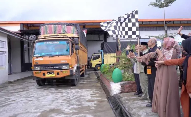 Ekspor kopi Arabica Gayo ke Amerika Serikat dan Eropa dilepas keberangkatan oleh Wali Nanggroe Aceh Malik Mahmud Al Haythar, Kamis (13/3)