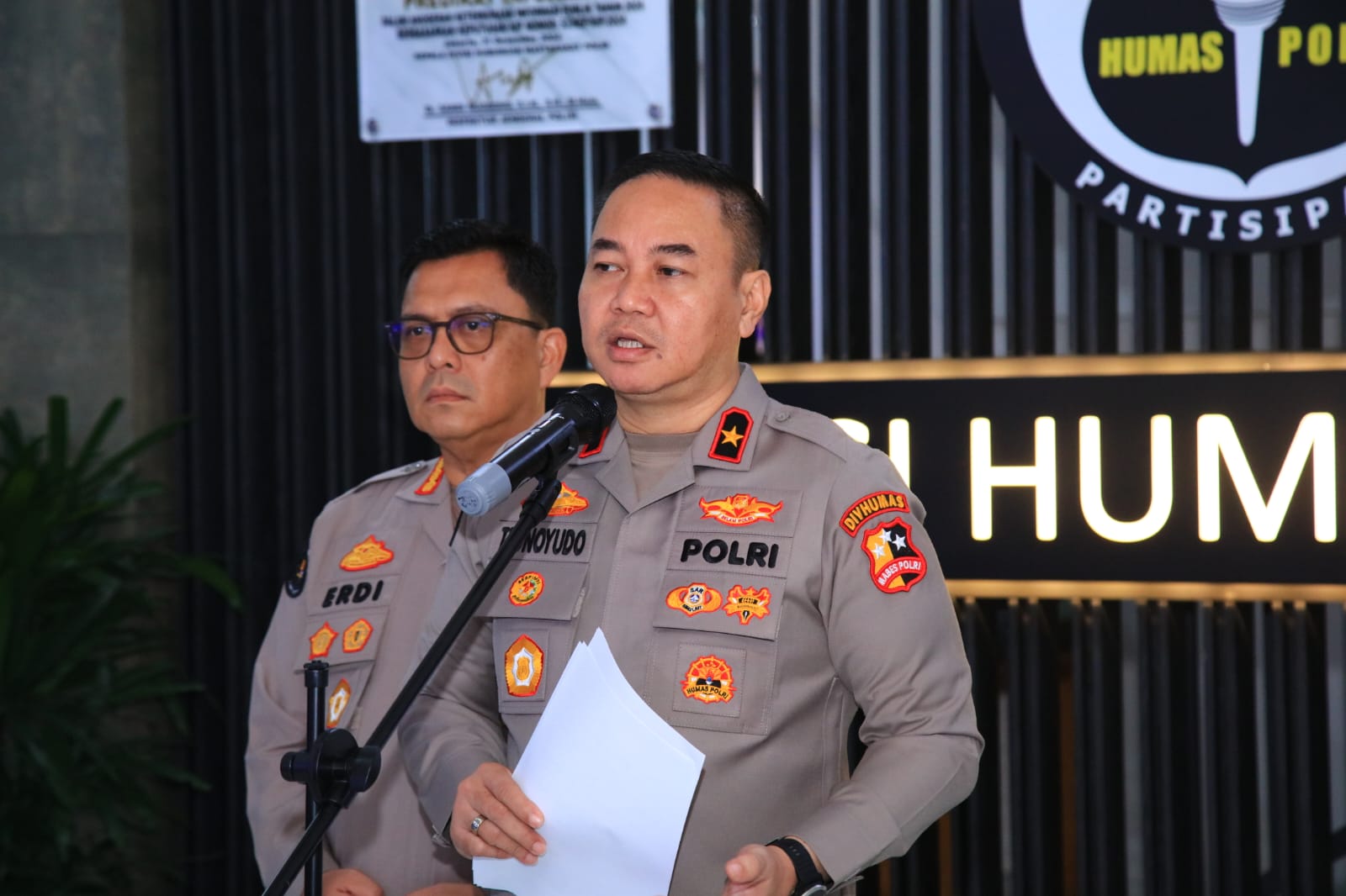 Karo Penmas Divhumas Polri Brigjen Trunoyudo Wisnu Andiko