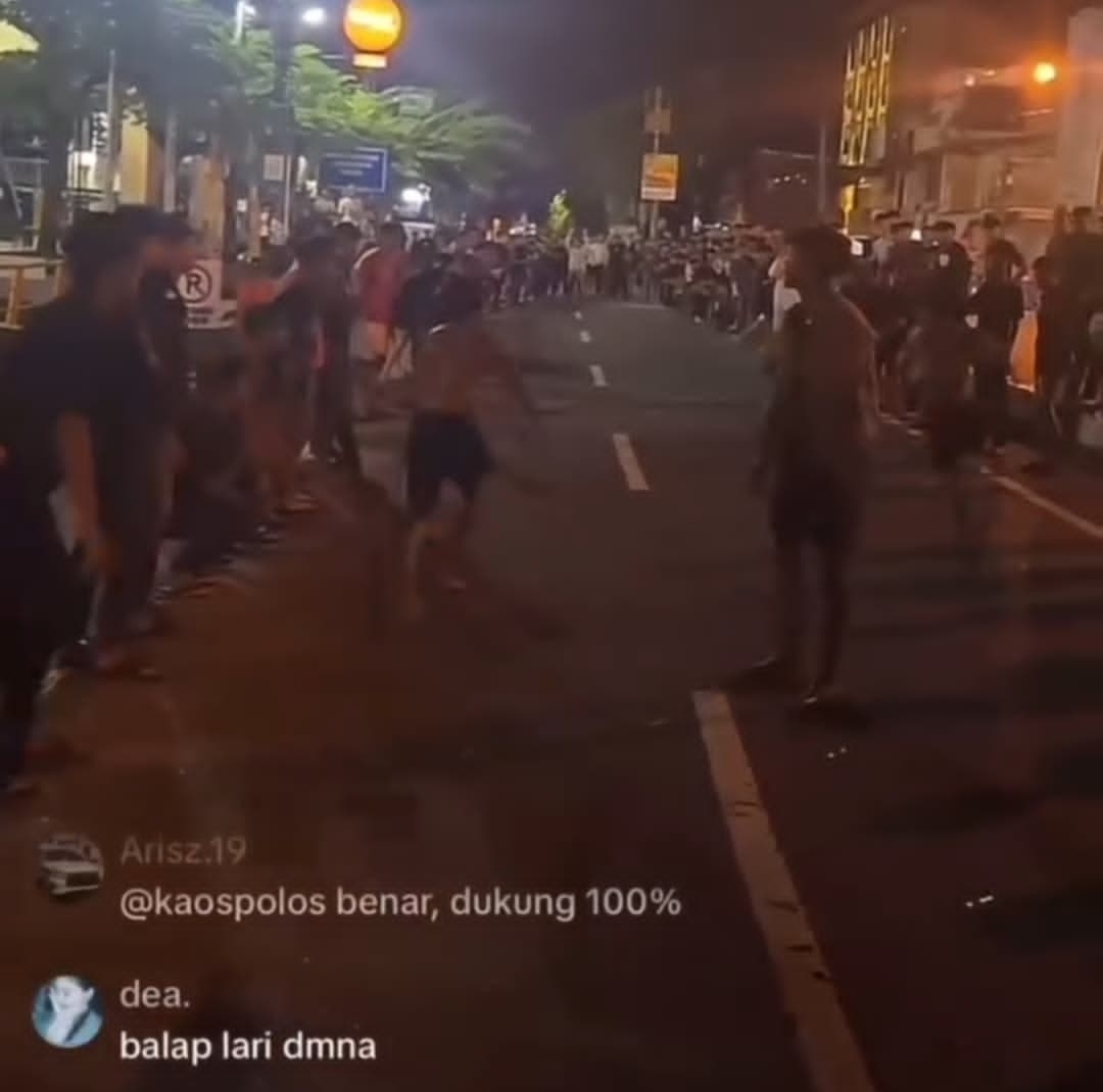 Aksi balap lari yang diselenggarakan sekelompok pemuda di Banda Aceh viral di berbagai platform media sosial