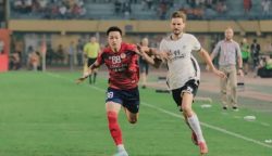 Duel Cong An Ha Noi vs PSM Makassar