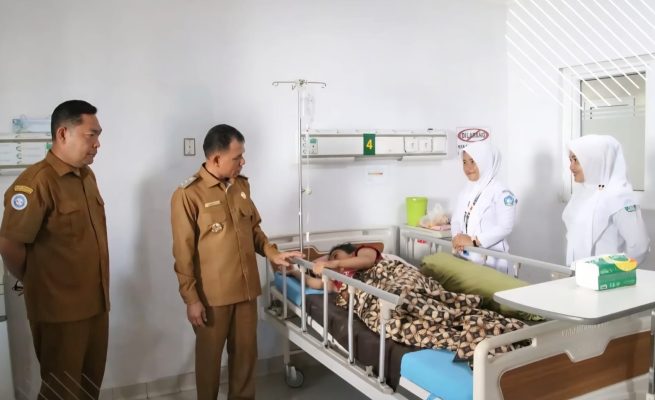 Wakil Bupati Aceh Selatan Baital Mukadis saat melakukan sidak RSUDYA Tapaktuan beberapa waktu lalu