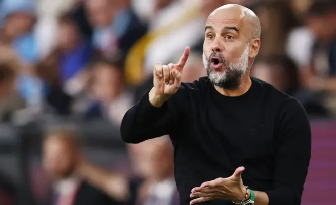 Pelatih Manchester City, Pep Guardiola,
