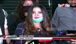 Putri sulung John Kei, Melan Refra. Foto. TV one.