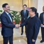 Ketua Dewan Ekonomi Nasional (DEN) Luhut Binsar Pandjaitan membahas isu perang tarif antara Amerika Serikat (AS) dan China saat bertemu sejumlah pejabat tinggi di Beijing, Rabu (22/5).