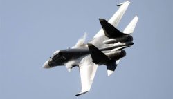 Ukraina Tembak Jatuh Jet Tempur Su-30 Rusia Pakai Drone