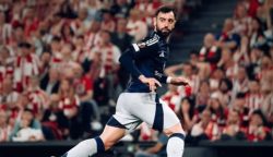Gelandang Manchester United, Bruno Fernandes Sumber : x.com/ManUtd