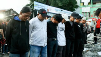 Polisi Bongkar Pendudukan Lahan BMKG oleh Ormas GRIB Jaya, Posko Dirobohkan