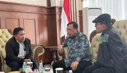 Kepala BPKS Iskandar Zulkarnaen Rabu (30/4) berdiskusi dengan Anggota DPR RI Komisi V yang juga Pimpinan Badan Akuntabilitas Keuangan Negara (BAKN) Herman Khaeron