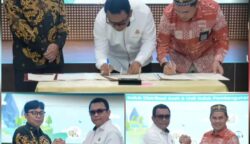 Kejati Aceh bersama PT PLN UID Aceh dan Unit Induk Pembangunan Sumatera Bagian Utara menandatangani kerja sama penanganan permasalahan hukum di bidang Perdata dan Tata Usaha Negara (TUN), Selasa (27/5).