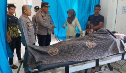 Seorang wisatawan asal Malaysia, Haikal Rafie bin Halim (33), meninggal dunia akibat kecelakaan saat melakukan diving di kawasan wisata bawah laut Sabang, Sabtu (31/5/2025). (Foto: Dok. Polres Sabang)