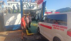 Jenazah wisatawan Malaysia, Haikal Rafie Bin Halim (33), yang meninggal dunia saat diving di Sabang pada Sabtu, 31 Mei 2025 dibawa ke Banda Aceh. (Foto: For Infoaceh.net)