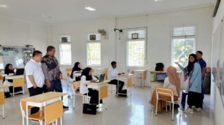 Sebanyak 1.205 peserta mengikuti ujian SKTT PPPK Tahap II Tahun 2024 di lingkungan Kemenag Aceh, Sabtu (31/5/2025). (Foto: For Infoaceh.net)