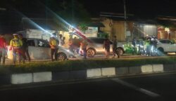 Aparat kepolisian menggelar razia gabungan di perbatasan Aceh Besar – Banda Aceh, Sabtu (31/5/2025) dini hari