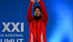 Nadita Aprilia, atlet angkat besi asal Aceh, akan mewakili Indonesia di ajang Asian Weightlifting Championship 2025 yang digelar di China. (Foto: For Infoaceh.net)