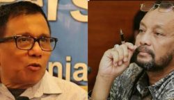 Ketua Umum PWI Pusat, Hendry Ch Bangun (kiri) dan Adnan NS. (Dok. PWI)