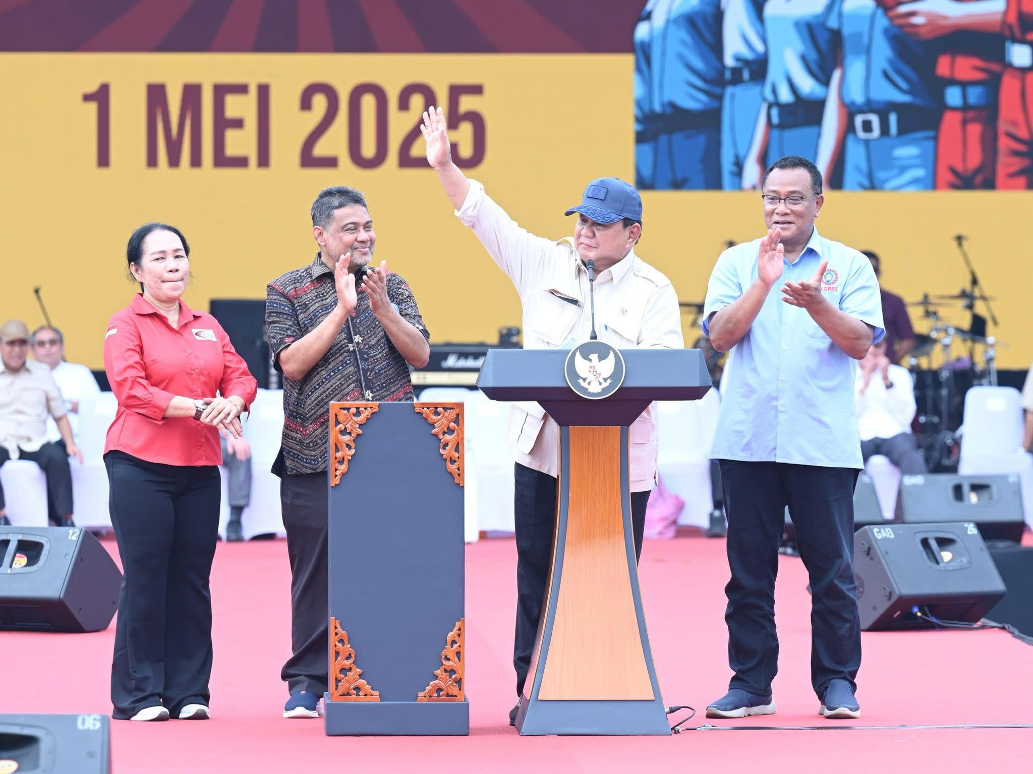 Presiden Prabowo Subianto akan menghapus sistem outsourcing pekerja dan membentuk Dewan Kesejahteraan Buruh Nasional