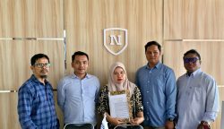 Para kuasa hukum santriwati yang disekap dan disodomi di Bsnda Aceh