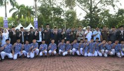 Inovasi karya siswa sekolah menengah Aceh dipamerkan di momen peringatan Hardiknas 2025 di Kantor Gubernur Aceh, Jum’at (2/5)