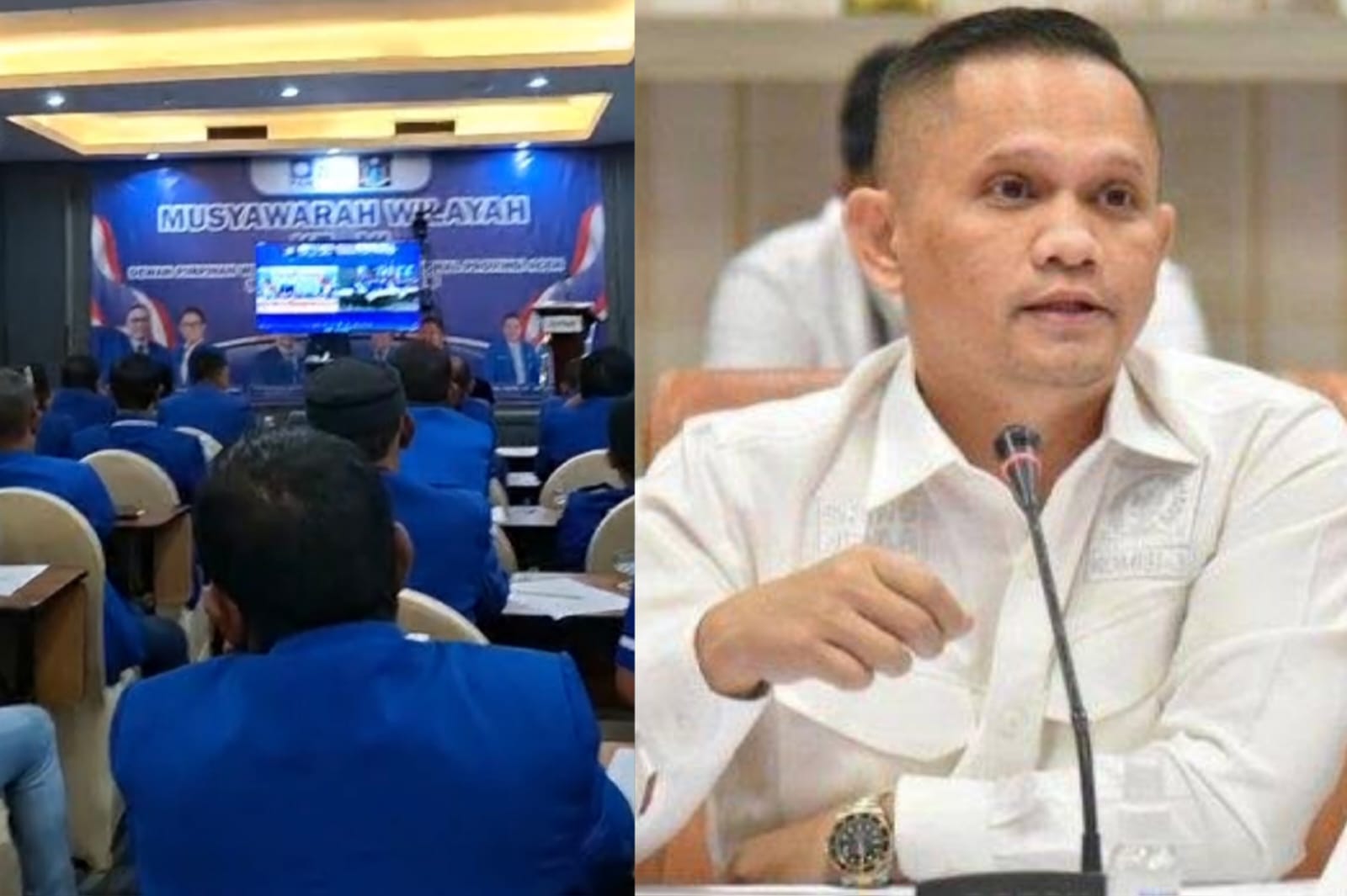 DPP PAN menunjuk Nazaruddin Dek Gam sebagai Ketua DPW PAN Aceh periode 2024-2029 dalam Muswil VI di Banda Aceh, Sabtu (3/5). (Foto: For Infoaceh.net)