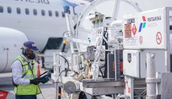 Pertamina Patra Niaga Regional Sumbagut memastikan distribusi dan stok Avtur penerbangan haji 2025 dalam kondisi aman di bandara embarkasi haji