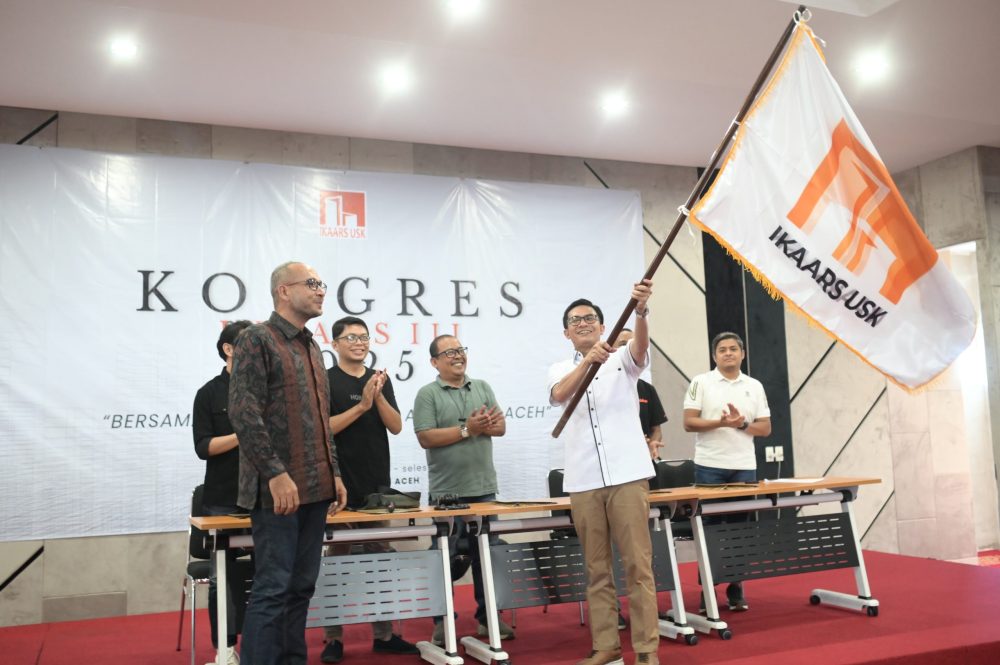 Ketua DPRK Banda Aceh Irwansyah ST terpilih menjadi Ketua Ikatan Alumni Arsitektur Universitas Syiah Kuala (IKAARS-USK) Periode 2025 - 2029.