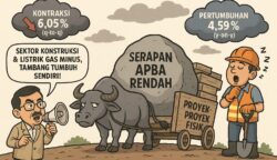 Statistik tentang pertumbuhan ekonomi Aceh triwulan I-2025. (Foto: Ilustrasi. Dok. infoaceh.net)