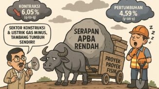 Statistik tentang pertumbuhan ekonomi Aceh triwulan I-2025. (Foto: Ilustrasi. Dok. infoaceh.net)