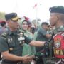 Kasdam IM Brigjen TNI Supriatna melepas 450 Prajurit TNI Yonif 113 Jaya Sakti ke Papua