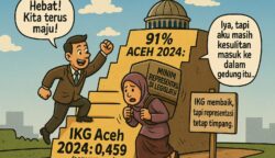 Badan Pusat Statistik mencatat Indeks Ketimpangan Gender Aceh pada 2024 sebesar 0,459, turun 0,030 poin dibandingkan sebelumnya sebesar 0,489 (Foto: Ilustrasi, Dok. Infoaceh.net)