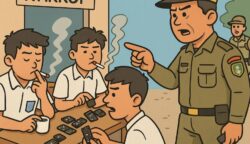 Pelajar yang berkeliaran di warkop saat jam belajar di seputaran Kota Banda Aceh. (Foto: Ilustrasi. Dok. Infoaceh.net)