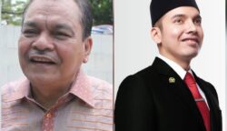 Rusli Bintang dan anaknya Muhammad Kadafi (Anggota DPR RI Komisi X)