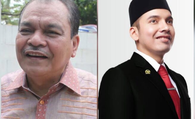 Rusli Bintang dan anaknya Muhammad Kadafi (Anggota DPR RI Komisi X)
