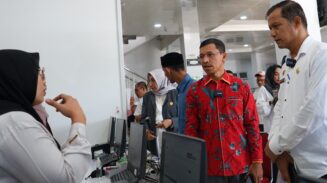Komisi IV DPRK Banda Aceh melakukan Sidak ke RSUD Meuraxa, di Jalan Soekarno-Hatta, Mibo, Kecamatan Banda Raya, Rabu (7/5)