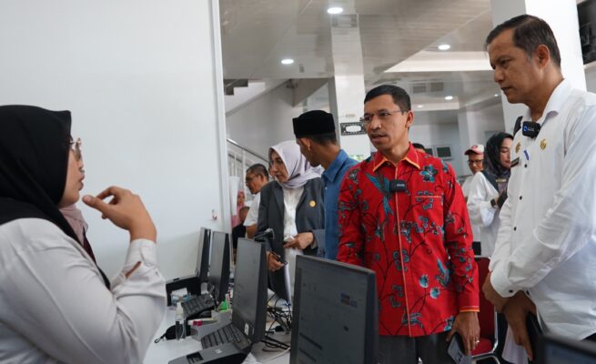 Komisi IV DPRK Banda Aceh melakukan Sidak ke RSUD Meuraxa, di Jalan Soekarno-Hatta, Mibo, Kecamatan Banda Raya, Rabu (7/5)