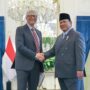 Presiden Prabowo Subianto saat menerima kunjungan pendiri Microsoft sekaligus filantropis dunia Bill Gates di Istana Kepresidenan Jakarta, Rabu (7/5). (Foto/Setpres)