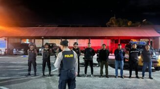 Satuan Samapta Polres Sabang melaksanakan patroli malam secara intensif di sejumlah titik rawan gangguan keamanan di wilayah Kota Sabang