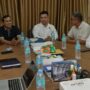 Wagub Aceh Fadhlullah melakukan kunjungan ke kantor PT. Patna, Badan Usaha Pembangun dan Pengelola Kawasan (BUPP) KEK Arun Lhokseumawe, Kamis (8/5)