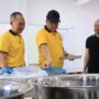 Kapolda Aceh Irjen Pol Achmad Kartiko meninjau Dapur MBG di Desa Lambung, Kecamatan Meuraxa, Banda Aceh, Jum'at, 9 Mei 2025. Foto, IST