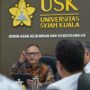 Dirjen Dikti Kemendikti Saintek Prof Dr Khairul Munadi ST MEng, menghadiri Rapat Forum Rektor Aceh (FRA) yang diselenggarakan di Universitas Syiah Kuala (USK) Banda Aceh, Jum’at, 9 Mei 2025