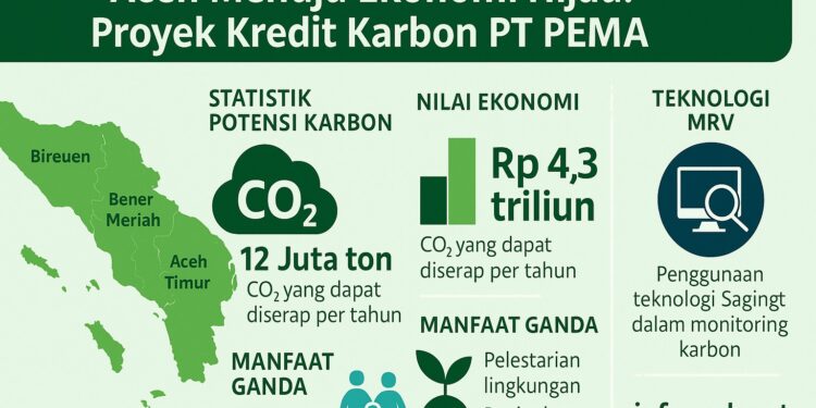 PT PEMA Garap Proyek Karbon Raksasa, Potensi Ekonomi Tembus Rp3 Triliun per Tahun