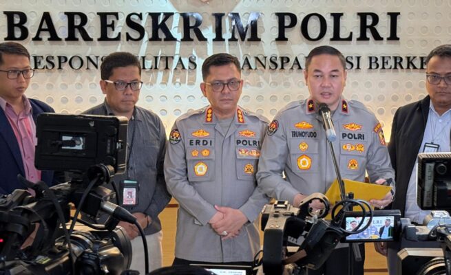 Kepala Biro Penerangan Masyarakat (Karopenmas) Divisi Humas Polri, Brigjen Pol Trunoyudo Wisnu Andiko, dalam keterangan pers kepada awak media pada Minggu malam, 11 Mei 2025.