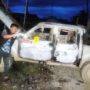 Satreskrim Polres Aceh Timur melalui INAFIS melakukan olah TKP pembakaran sejumlah kendaraan milik PT Atakana Company, perusahaan perkebunan di Desa Seumanah Jaya, Kecamatan Ranto Peureulak. (Foto: Dok. Polres Aceh Timur)