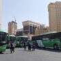 Pemerintah melalui Petugas Penyelenggara Ibadah Haji Arab Saudi menyediakan layanan bus Shalawat gratis selama jamaah haji berada di Kota Suci Mekkah. (Foto: Ist)
