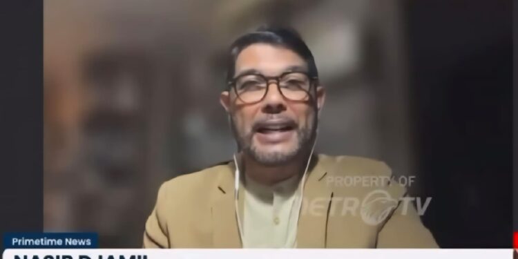 Anggota Komisi III DPR RI dari Fraksi PKS, M Nasir Djamil dalam wawancara di kanal Metro TV