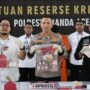 Kapolresta Banda Aceh Kombes Pol Joko Heri Purwono, saat konferensi pers, di Mapolresta, Rabu (14/5/2025).
