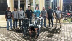 Tim Lebah Polsek Darussalam yang baru dibentuk, langsung membuat gebrakan dengan menangkap pelaku curanmor pada Rabu sore, 14 Mei 2025. (Foto: Dok. Polsek Darussalam)
