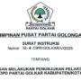 Instruksi DPP Partai Golkar terkait larangan penunjukan pelaksana tugas (Plt) Ketua DPD Partai Golkar di tingkat kabupaten/kota. (Foto: Ist)