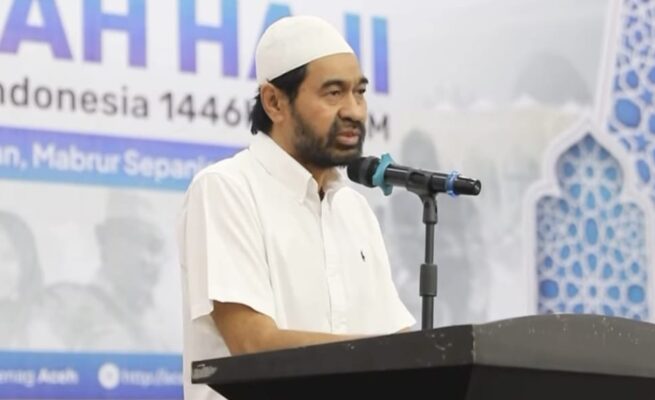 Gubernur Aceh Muzakir Manaf atau Mualem